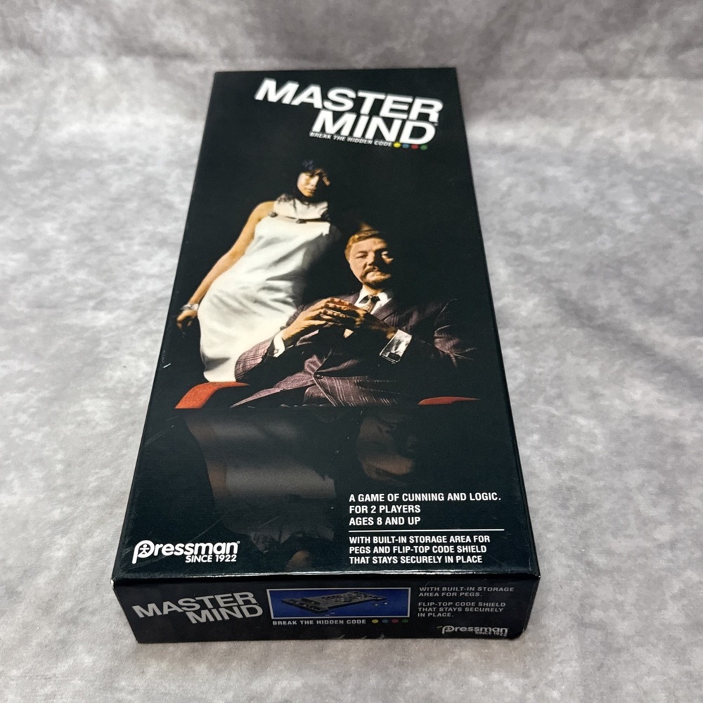 Mastermind Game Break the Hidden Code Game Cunning Logic 2 Player Pressman NEW